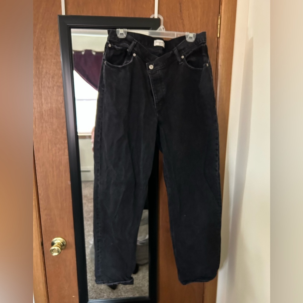 A&F the Dad High Rise jean